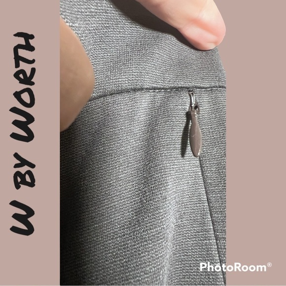 W By Worth - Dark Taupe Pointe Bootcut Trouser Size 2 - Picture 6 of 15